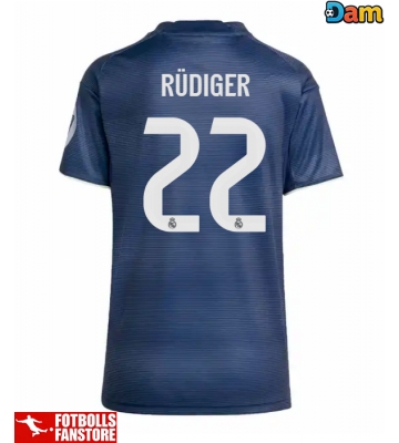Real Madrid Antonio Rudiger #22 Bortatröja Dam 2025-26 Kortärmad